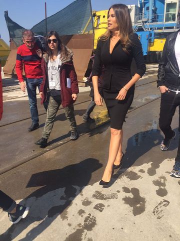 Set blindato per il detective movie "Bent"