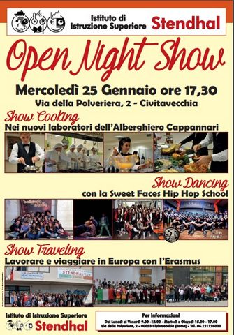 Stendhal: open day all'insegna dello spettacolo