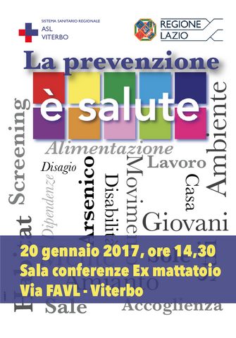 La prevenzione &egrave; salute, la Asl presenta i suoi progetti domani al centro culturale di Valle Faul