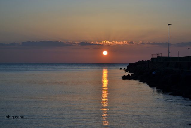 Tramonto civitavecchiese (foto Giovanni Canu)
