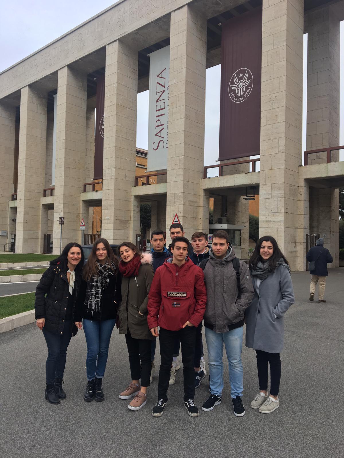 Studenti del Cardarelli &nbsp;alla Sapienza per il progetto &lsquo;&lsquo;Cammino verso medicina&rsquo;&rsquo;