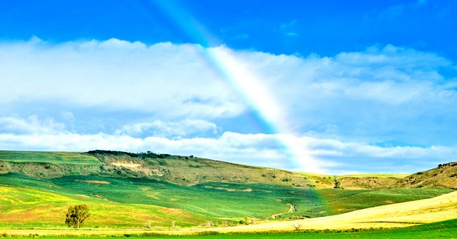 Arcobaleno a Montericcio (foto Raffaele Ballirano)
