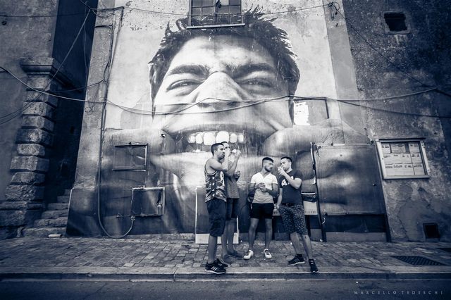 Drinking in TolfArte (foto Marcello Tedeschi)