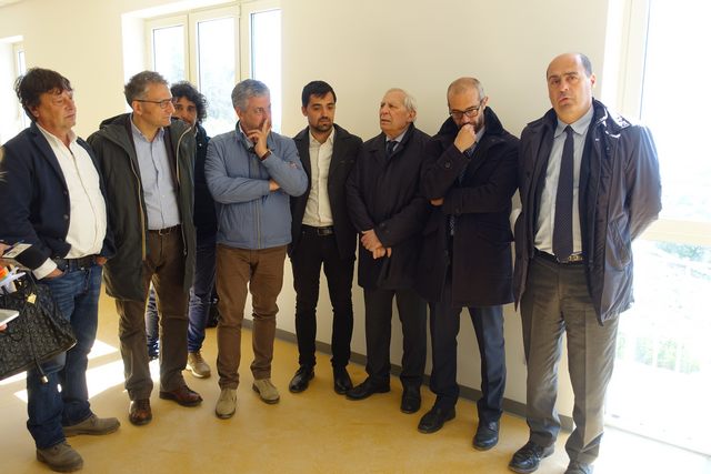 Zingaretti a Civitavecchia: sopralluogo all'hospice oncologico