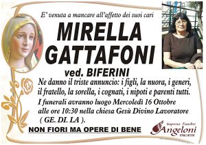 MIRELLA GATTAFONI Ved. BIFERINI