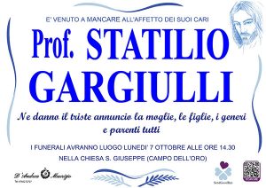 Prof. STATILIO GARGIULLI