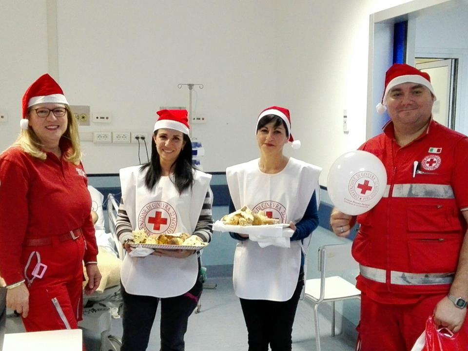 La Croce rossa porta conforto ai pazienti del San Paolo