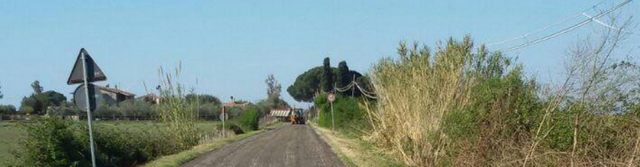 Nuovi cantieri a Pescia Romana