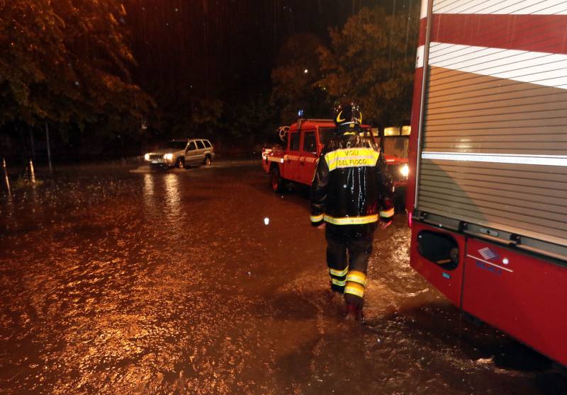Anziano salvato dai Vigili del fuoco