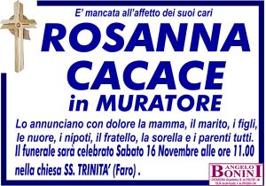 ROSANNA CACACE in MURATORE