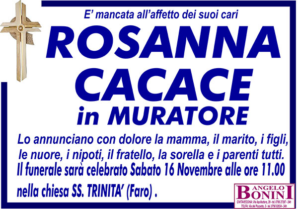 ROSANNA CACACE in MURATORE