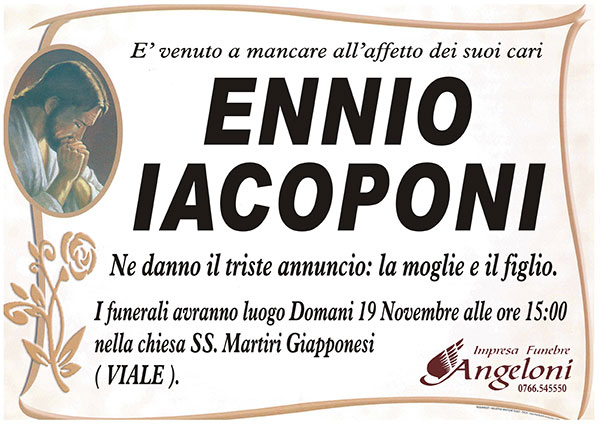 ENNIO IACOPONI