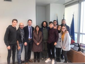 Enrico Mattei: Pascucci e studenti in Citt&agrave; Metropolitana