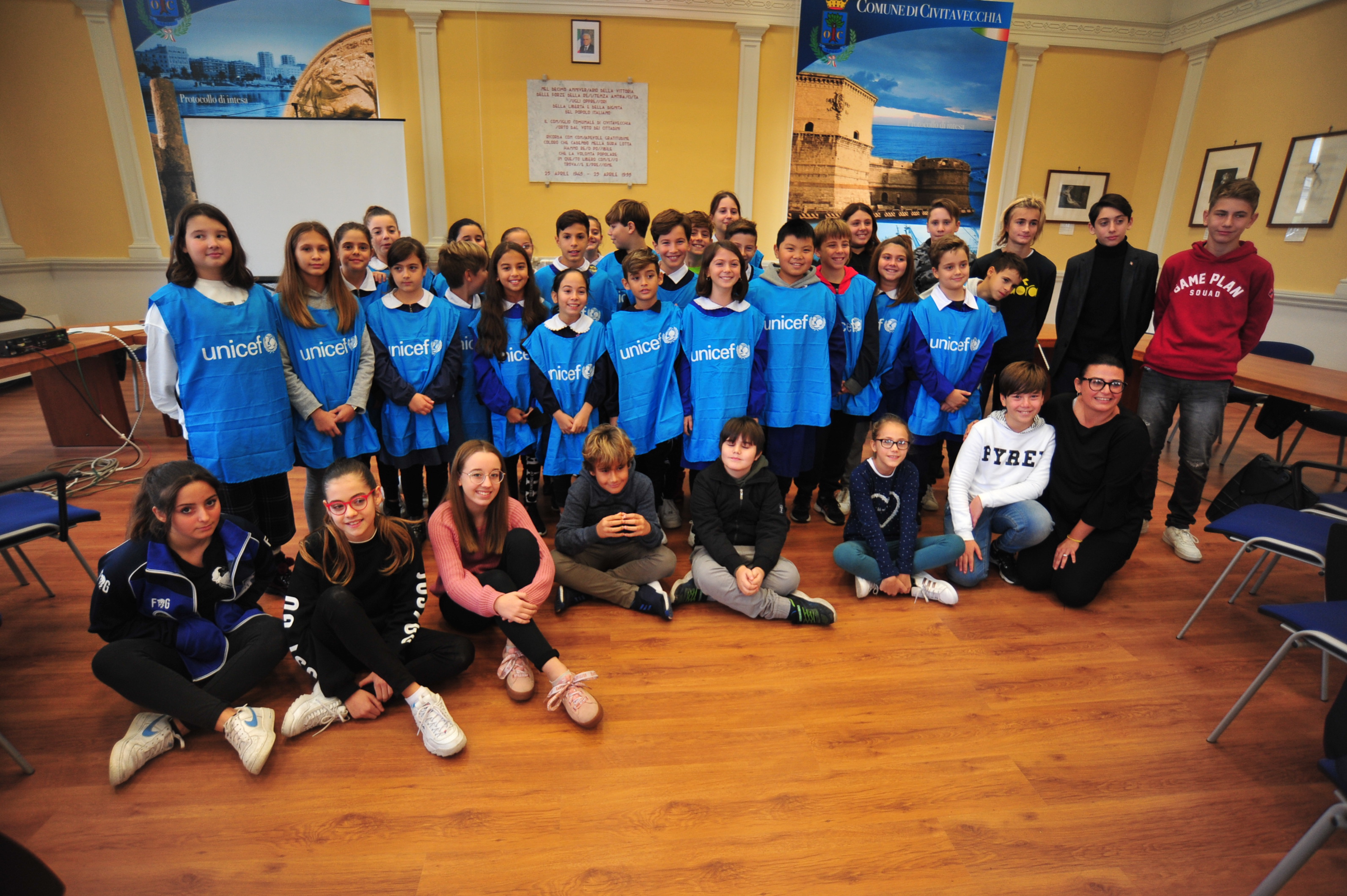 I piccoli ambasciatori Unicef al consiglio comunale dei ragazzi