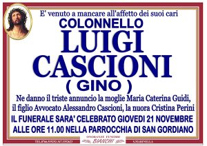Col. LUIGI CASCIONI (GINO)
