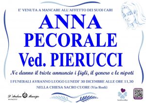 ANNA PECORALE – ved. PIERUCCI