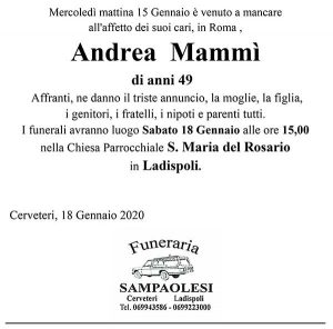 ANDREA MAMM&Iacute; di anni 49