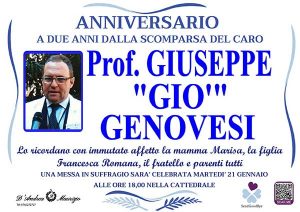 Prof. GIUSEPPE ''GIO'' GENOVESI – Anniversario