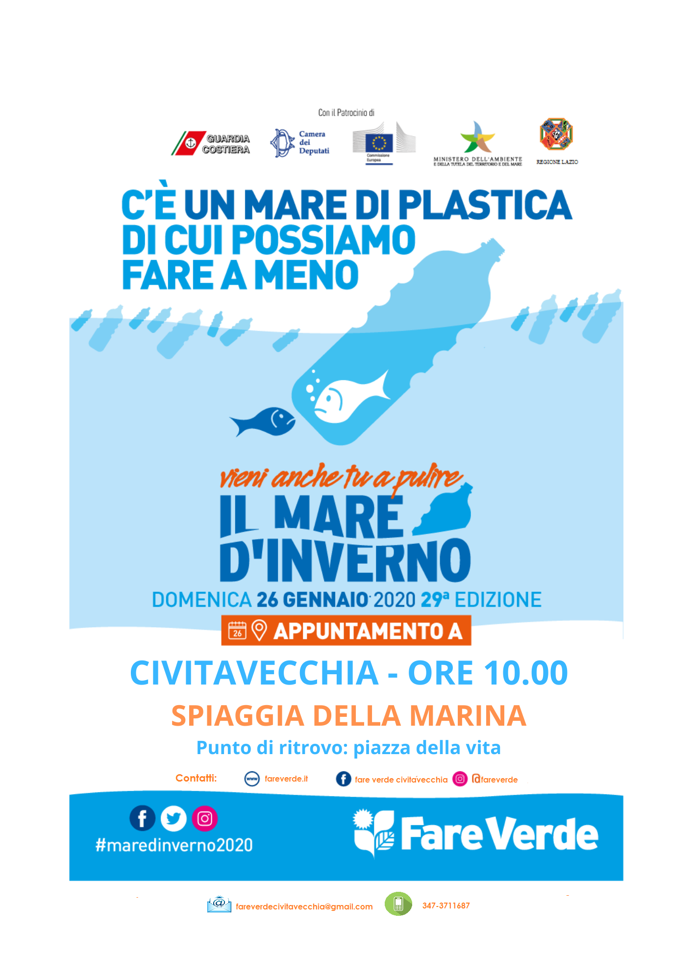 Domenica &lsquo;Fare Verde&rsquo; in azione alla Marina