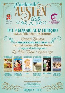 Cardarelli Austen Club, il 29 gennaio riflettori su l&rsquo;Abazia di Northanger