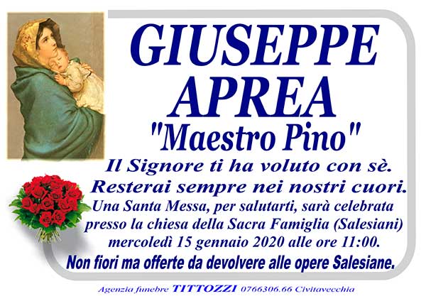 GIUSEPPE APREA "MAESTRO PINO"