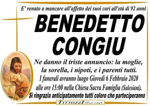 BENEDETTO CONGIU