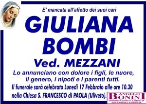 GIULIANA BOMBI Ved. MEZZANI