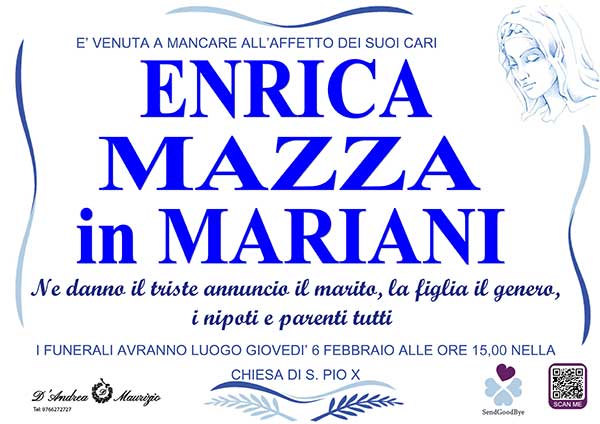 ENRICA MAZZA in MARIANI
