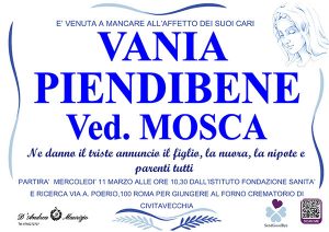 VANIA PIENDIBENE Ved. MOSCA