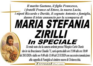 MARIA STEFANIA ZIRILLI in SPECIALE