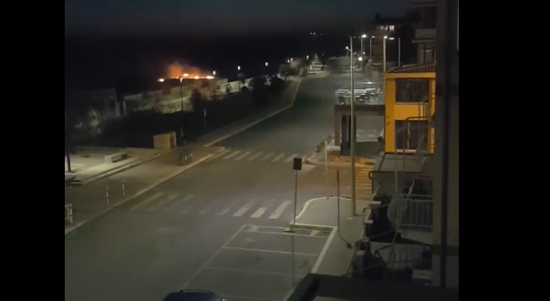 Rogo sulle spiagge del lungomare