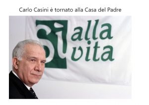 Il Movimento per la Vita ricorda Carlo Casini