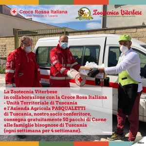 Zootecnica viterbese consegna 50 pacchi di carne a famiglie bisognose