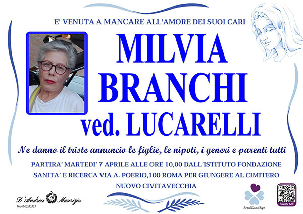 MILVIA BRANCHI Ved. LUCARELLI