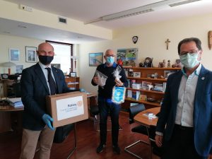 Il Rotary dona mascherine al San Paolo. In arrivo anche saturimetri