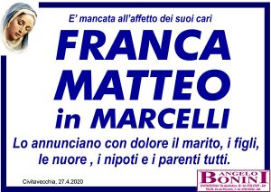 FRANCA MATTEO in MARCELLI