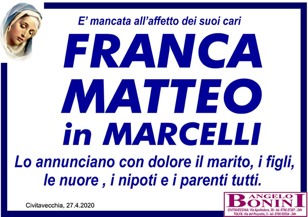 FRANCA MATTEO in MARCELLI