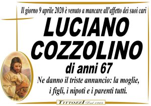 LUCIANO COZZOLINO di anni 67