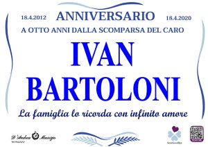 IVAN BARTOLONI – Anniversario