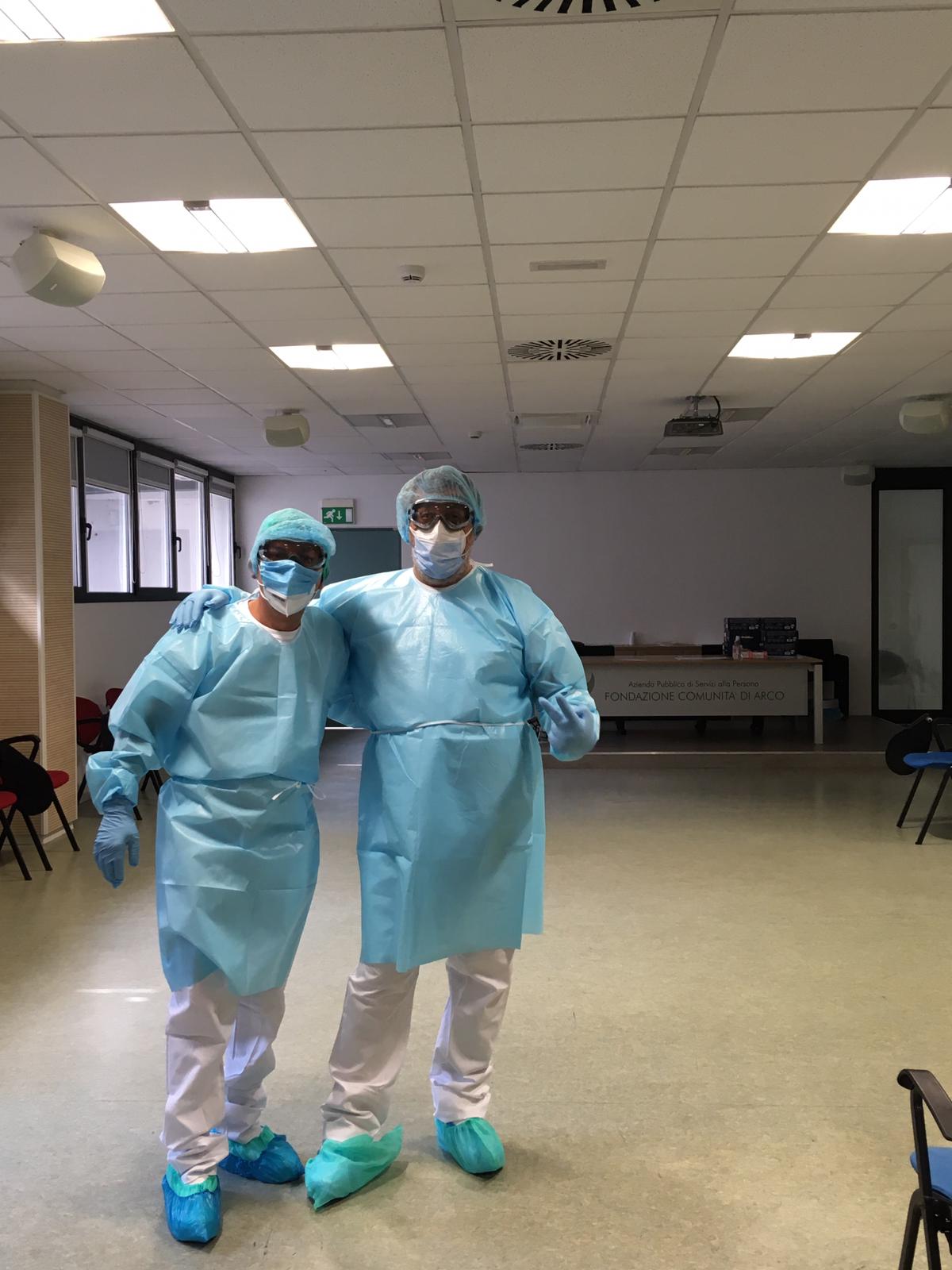 Zaccagnino a Trento per combattere il covid19