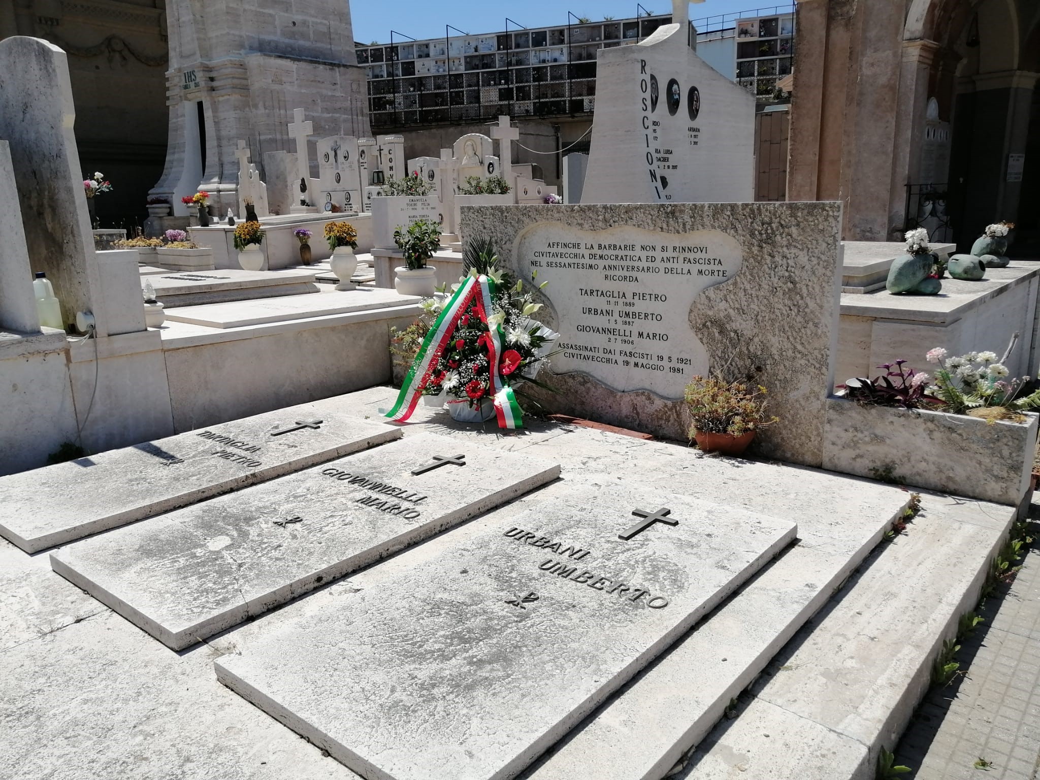 L’ANPI ricorda Umberto Urbani, Pietro Tartaglia e Mario Giovannelli