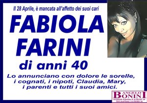FABIOLA FARINI di anni 40
