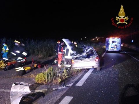 Auto fuori strada sull’Aurelia: ferito giovane civitavecchiese