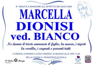 MARCELLA DIONISI ved. BIANCO