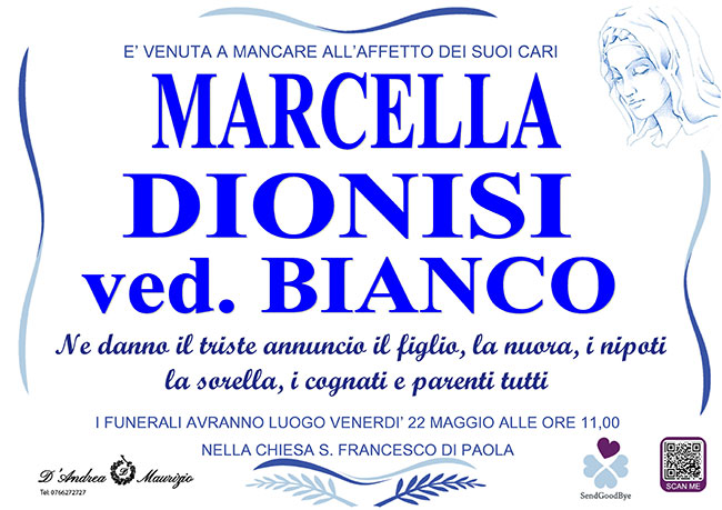 MARCELLA DIONISI ved. BIANCO