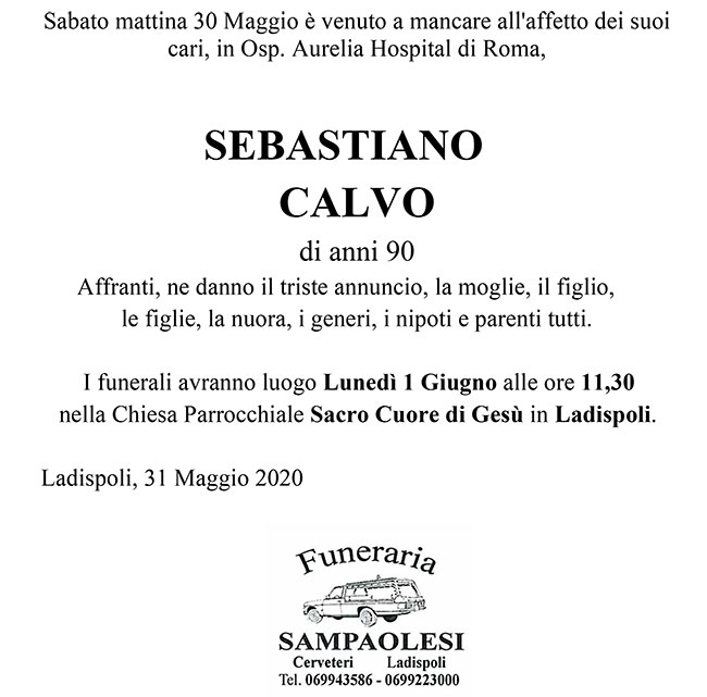 SEBASTIANO CALVO