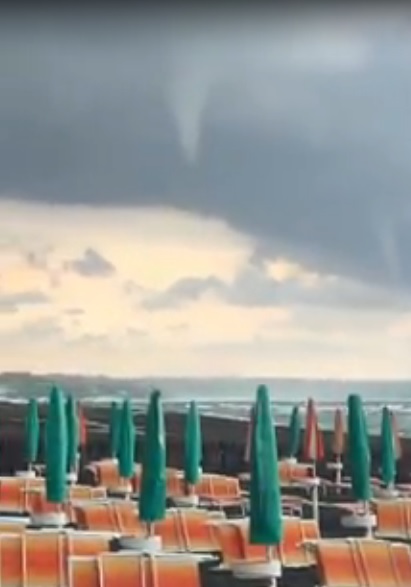 Tromba d’aria a Ladispoli, Fregene e Passoscuro