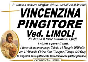 VINCENZINA PINGITORE in LIMOLI