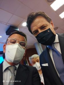 Zaccagnino premiato dal presidente Conte