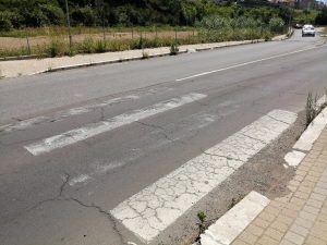 “Strisce pedonali inesistenti in via Aurelia Sud”